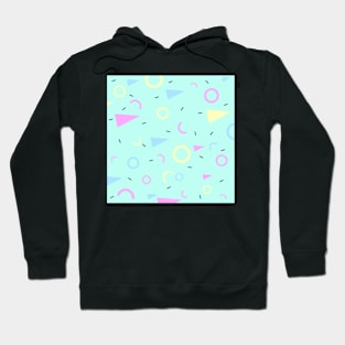 Memphis 80s Pastel Pattern Hoodie